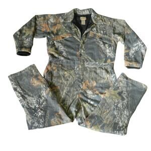 Mossy Oak FieldStaff Hunting Coveralls Break Up Mens Size Large